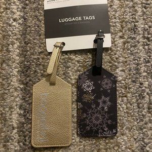 baggallini Women's 2 Pack ID luggage Tag Gold And